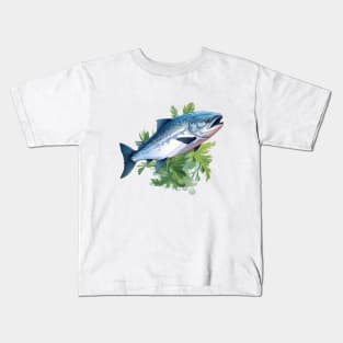 Pacific Northwest Salmon Kids T-Shirt